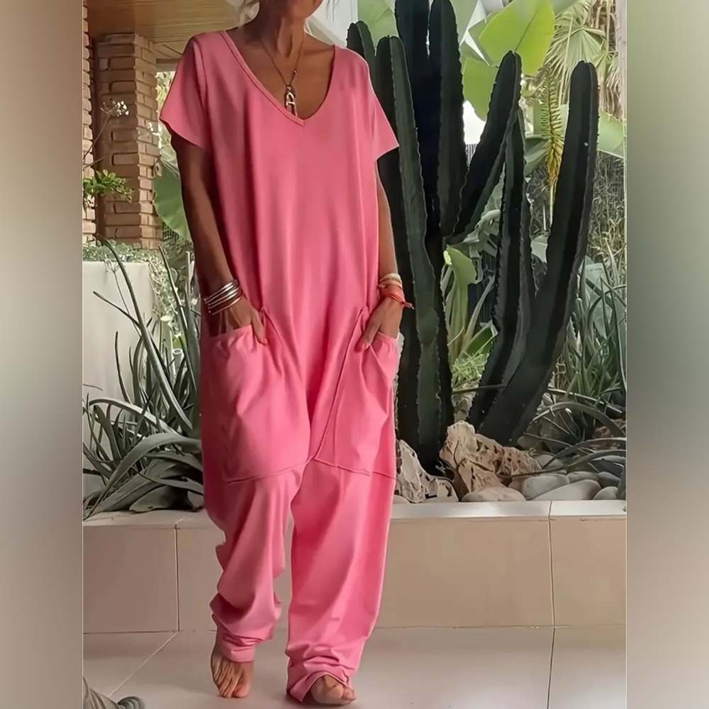 Pink Tee Jumpsuit💕